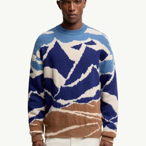 Mountain Jacquard Wool Jumper