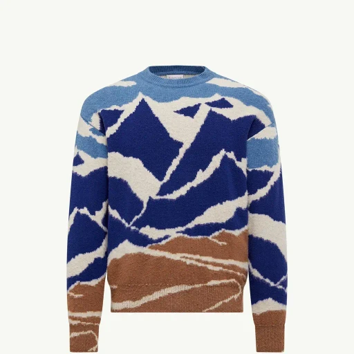 Mountain Jacquard Wool Jumper