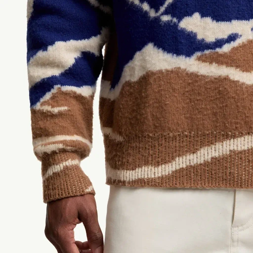 Mountain Jacquard Wool Jumper
