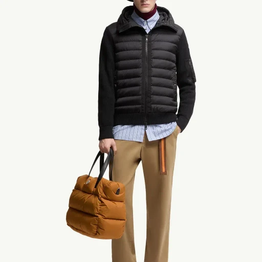 Padded Zip-Up Cardigan
