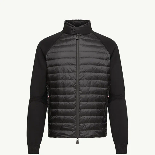 Padded Zip-Up Cardigan