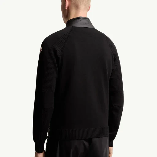 Padded Zip-Up Cardigan