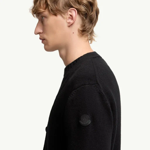 V-Neck Wool Cardigan