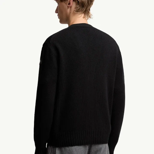 V-Neck Wool Cardigan