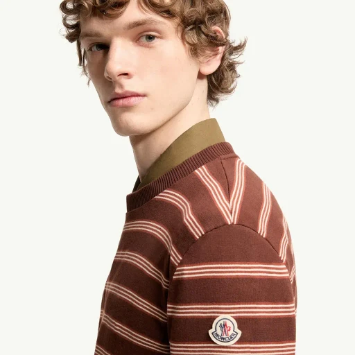 Striped Cotton Sweatshirt