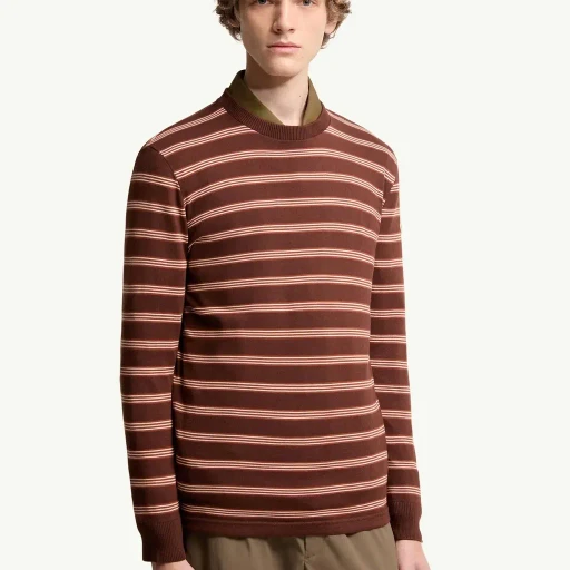 Striped Cotton Sweatshirt