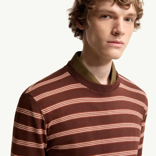 Striped Cotton Sweatshirt