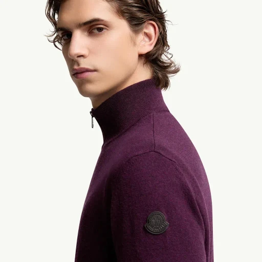 Wool & Cashmere Zip-Up Cardigan