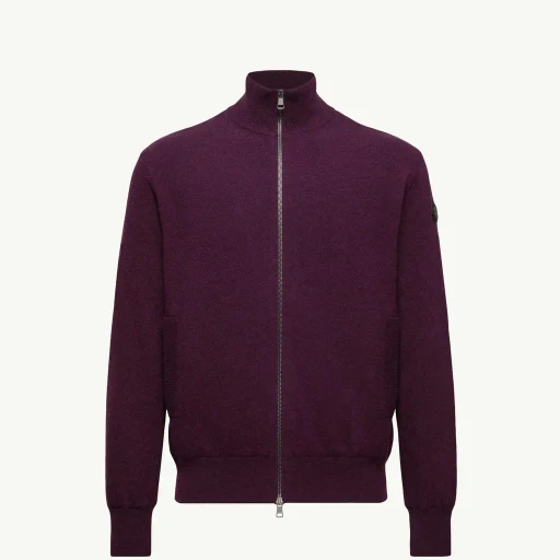 Wool & Cashmere Zip-Up Cardigan