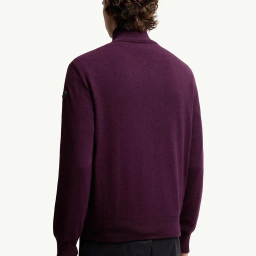 Wool & Cashmere Zip-Up Cardigan