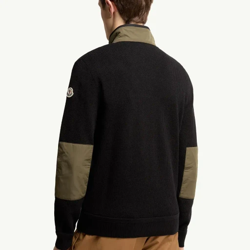 Zip-Up Cotton Cardigan