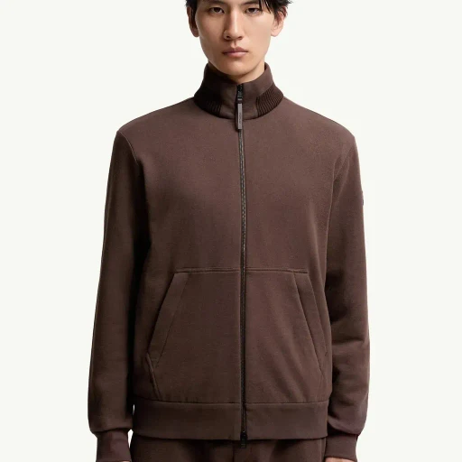 Cotton & Cashmere Zip-Up Sweatshirt
