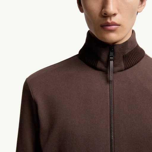 Cotton & Cashmere Zip-Up Sweatshirt