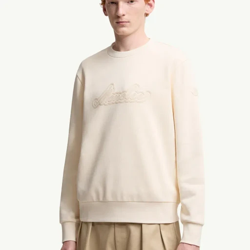 Cursive Logo Cotton Sweatshirt