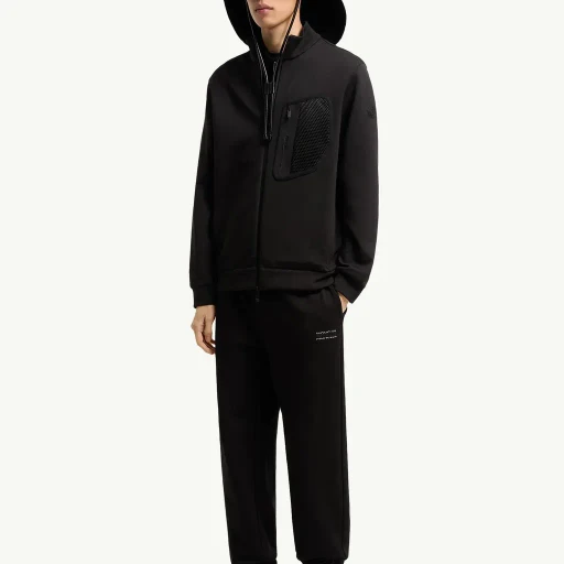 Logo Cotton Zip-Up Sweatshirt