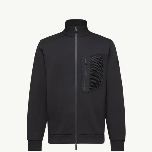 Logo Cotton Zip-Up Sweatshirt