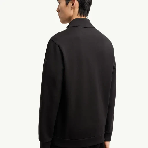 Logo Cotton Zip-Up Sweatshirt