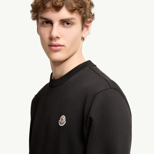Logo Patch Cotton Sweatshirt
