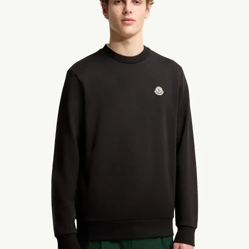 Logo Patch Cotton Sweatshirt