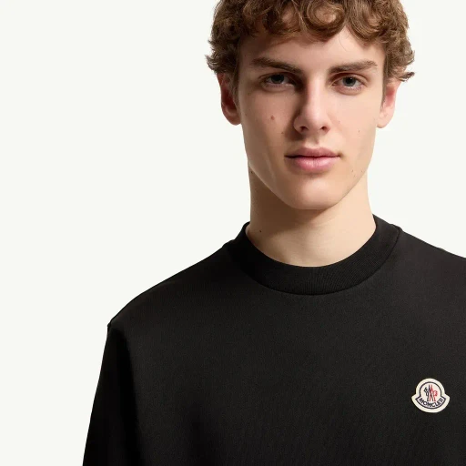 Logo Patch Cotton Sweatshirt