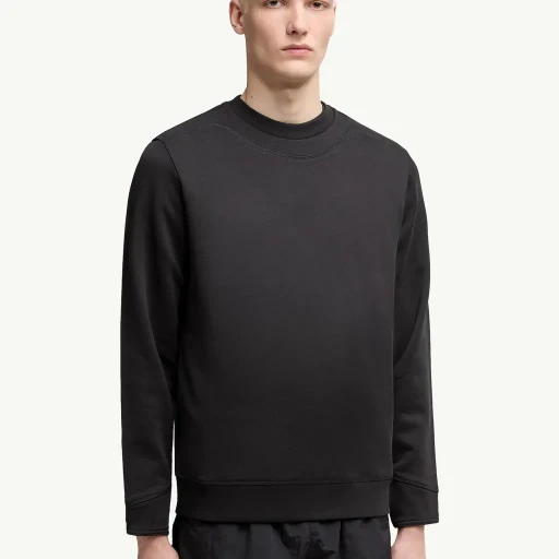 Logo Patch Cotton Sweatshirt