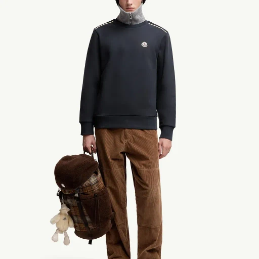 Logo Patch Cotton Sweatshirt