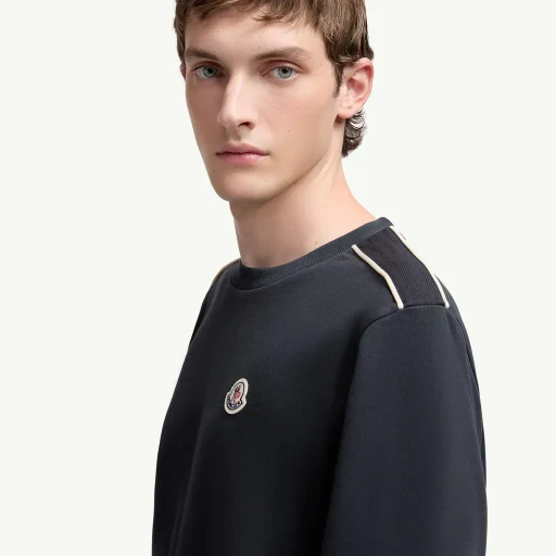 Logo Patch Cotton Sweatshirt