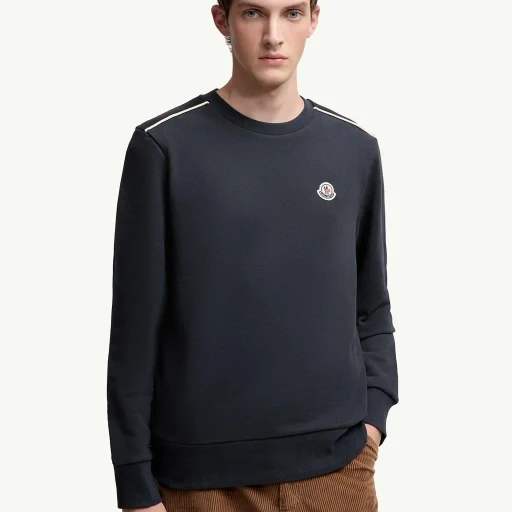 Logo Patch Cotton Sweatshirt