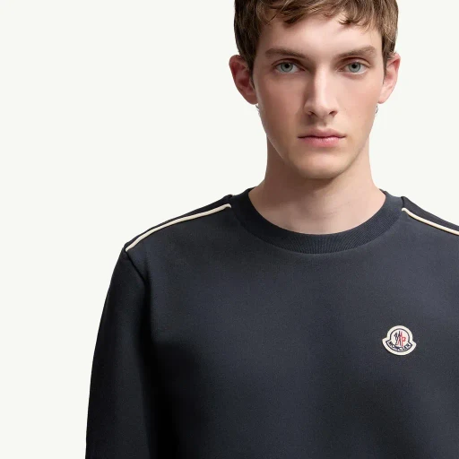 Logo Patch Cotton Sweatshirt
