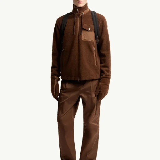 Padded Teddy Zip-Up Sweatshirt