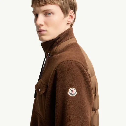 Padded Teddy Zip-Up Sweatshirt