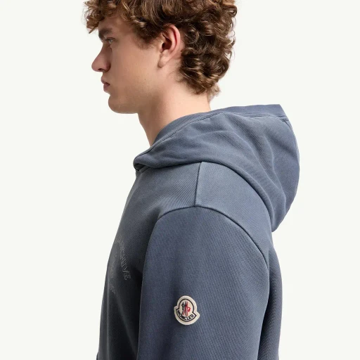 Rowing Logo Cotton Hoodie