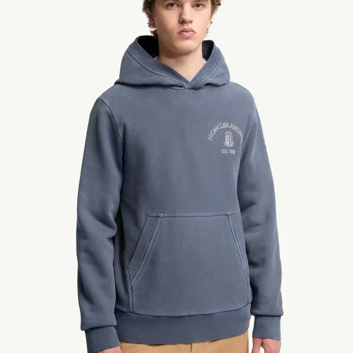 Rowing Logo Cotton Hoodie