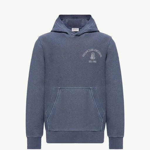 Rowing Logo Cotton Hoodie