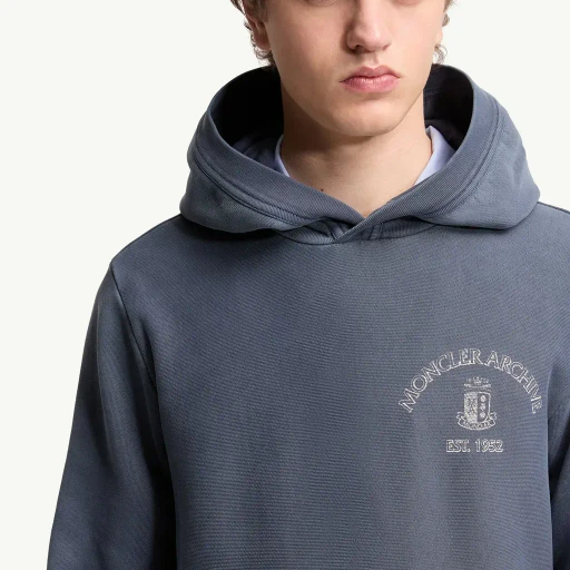 Rowing Logo Cotton Hoodie