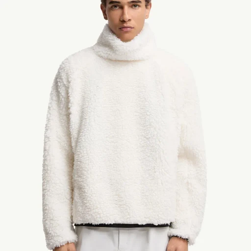 Teddy Polo Neck Sweatshirt