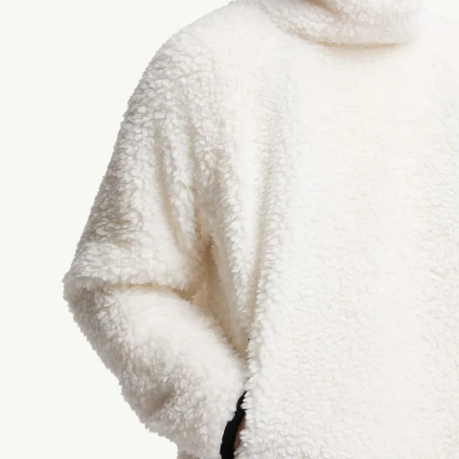 Teddy Polo Neck Sweatshirt