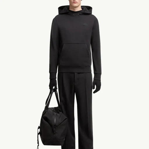 Tonal Back Logo Cotton Hoodie
