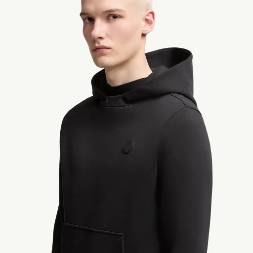Tonal Back Logo Cotton Hoodie