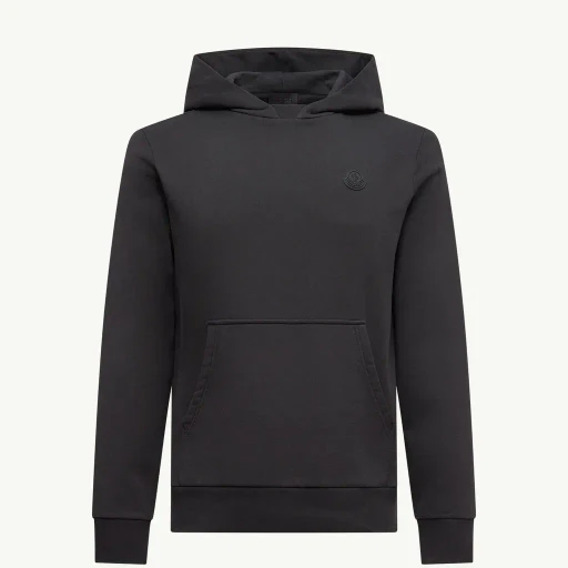 Tonal Back Logo Cotton Hoodie