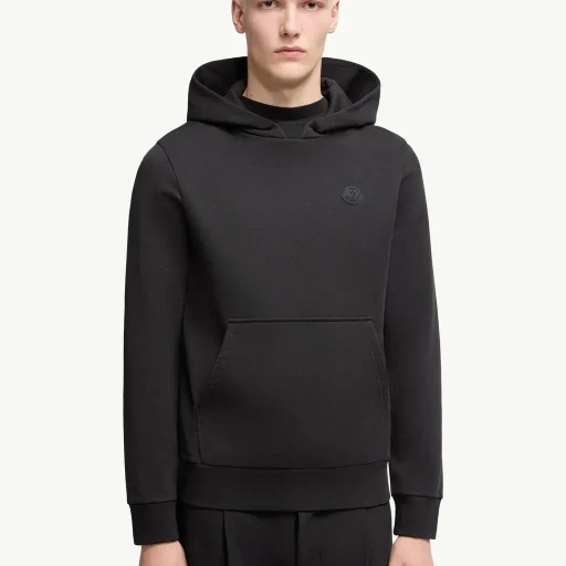 Tonal Back Logo Cotton Hoodie