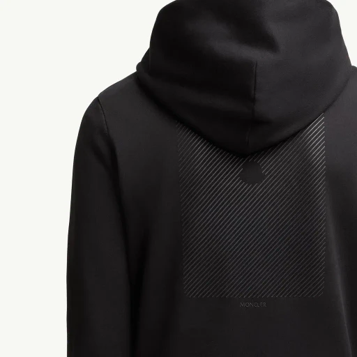 Tonal Back Logo Cotton Hoodie