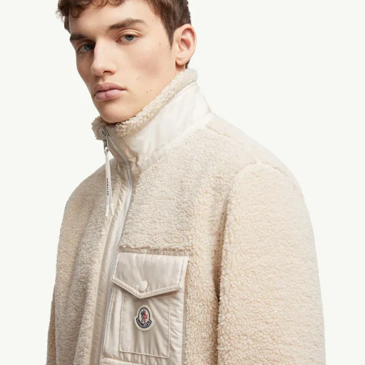 Teddy Zip-Up Sweatshirt With Pocket