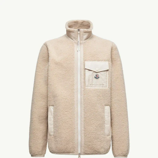 Teddy Zip-Up Sweatshirt With Pocket