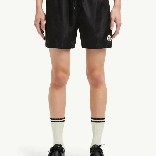 Logo Patch Swim Shorts