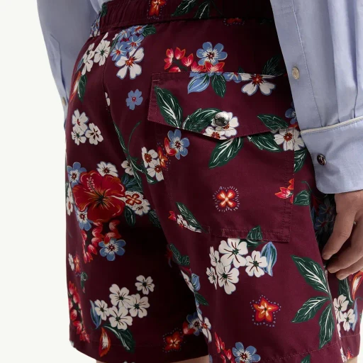 Floral Print Swim Shorts