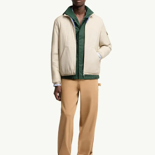 Cargo Cotton Blend Gabardine Trousers