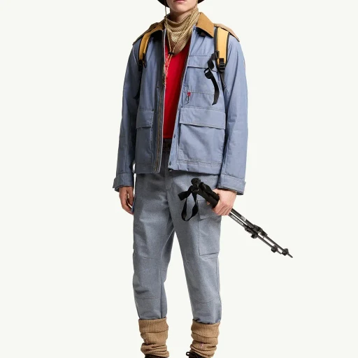 Chambray Jogging Trousers