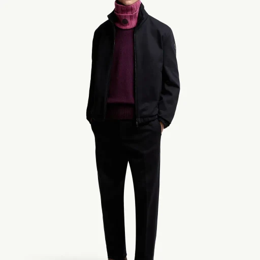 Cotton Blend Tailored Trousers