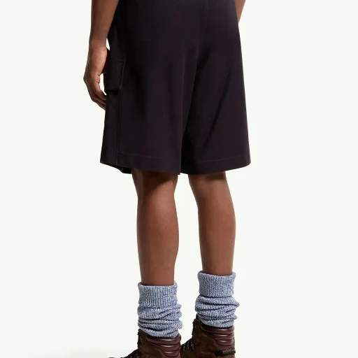 Cotton Gabardine Cargo Shorts